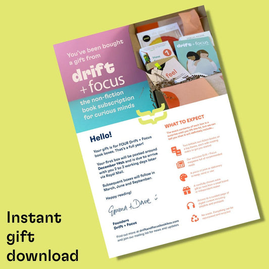 Book gift box - gift four boxes box from Drift + Focus